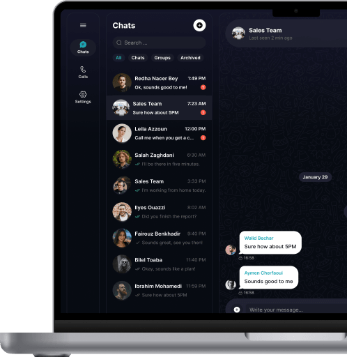 Relay desktop application