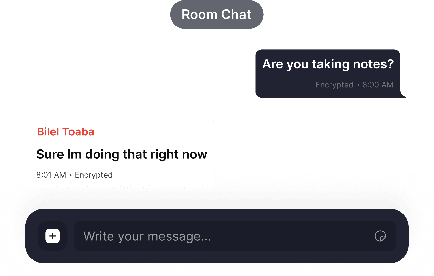 Secure Real-Time Chat